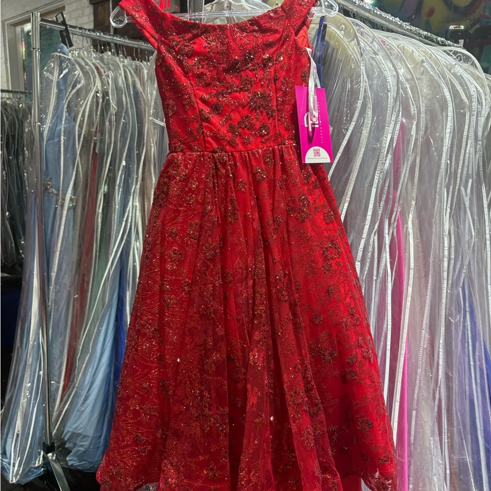 Tiffany & Co. Sparkling Red Formal Kids Dress